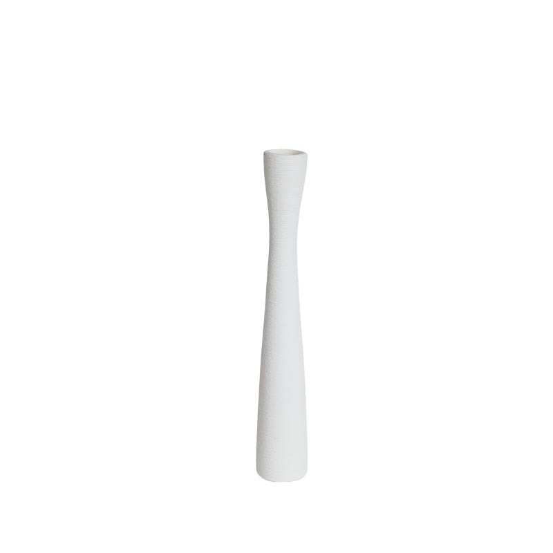客厅电视柜细长器干花摆件酒柜拉丝装饰品花玄关插花创意花瓶白色