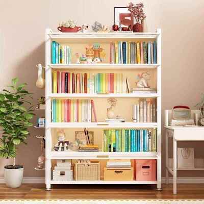 钢制物书柜带门尘翻盖储柜一QFO体靠墙家用儿童防架多层落地书收