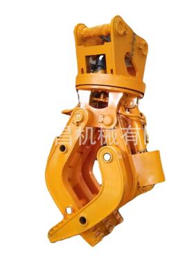 50型液压旋转抓木器三一75挖机液H压夹K木N器挖掘机抓钢器抓石