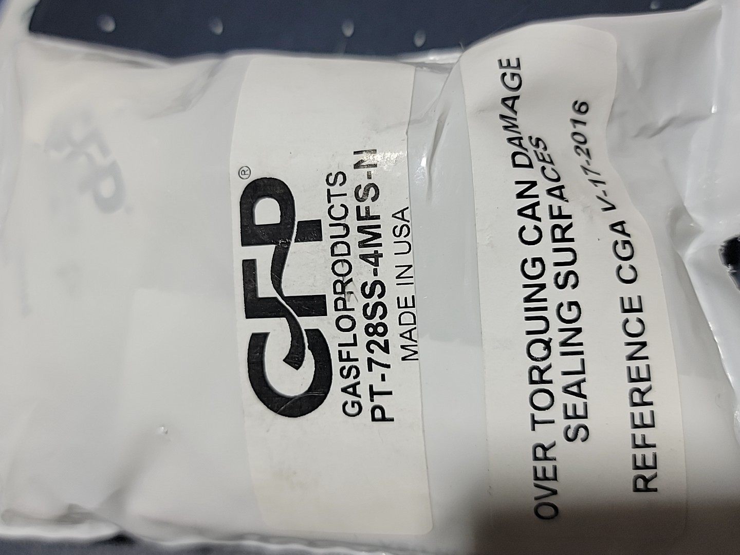 GFP牌美国DISS钢瓶接头 三件套 型号PT-728SS-