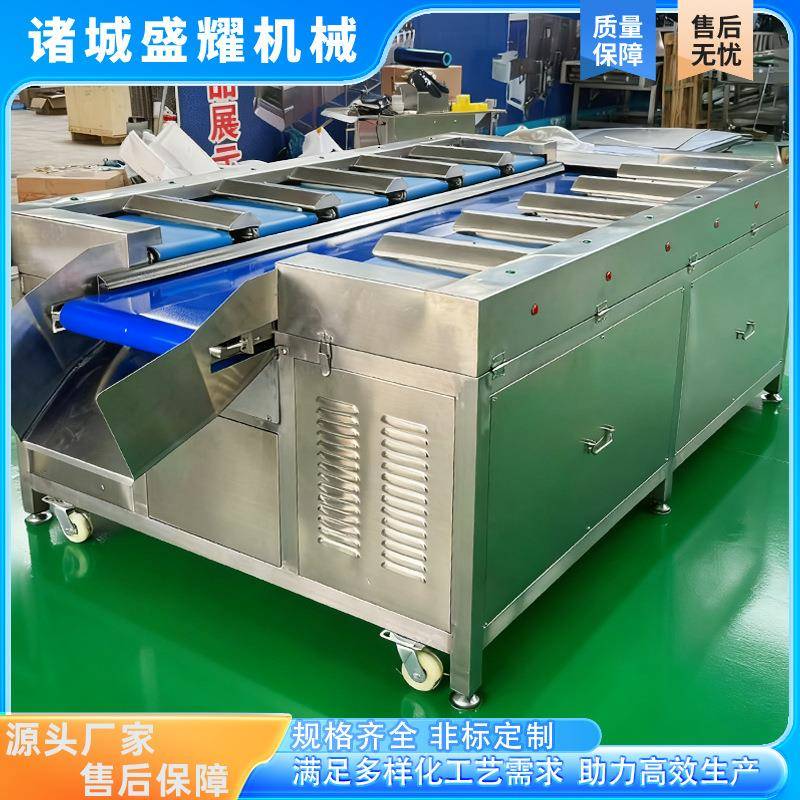 腊肉多工位配重组合秤 榴莲肉定量称重设备 商用腊肠多级组合称