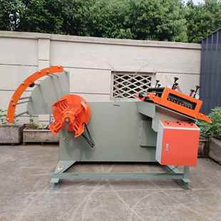 宁波非标二合一送料机GO厚板料架整平机重型卷料自动送料矫正机