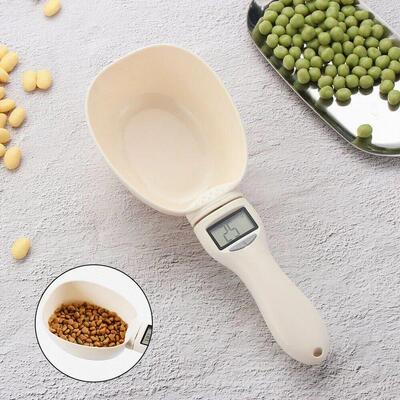 Pet Food Measuring Scoop Electronic Dog Cat Food Measuring C