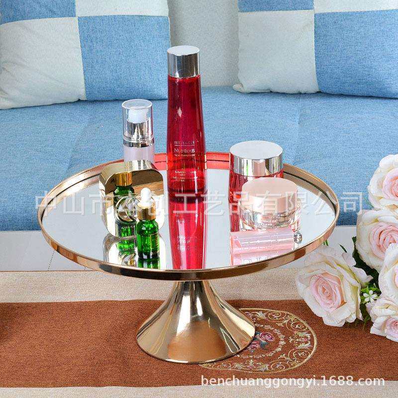 甜品台装饰摆件欧式下午茶点心盘糕点盘婚庆用品蛋糕展示架水果盘