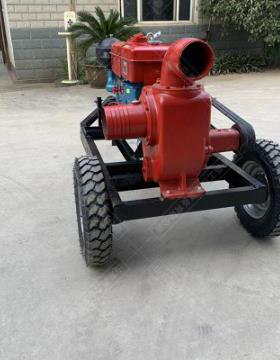 机单车杠油自吸泵农田灌溉水泵柴拖款柴油3/IQQ4/6寸自吸泵