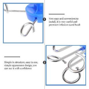 IV Pole Hook Hospital Infusion Rack Hanger Stand Hanging