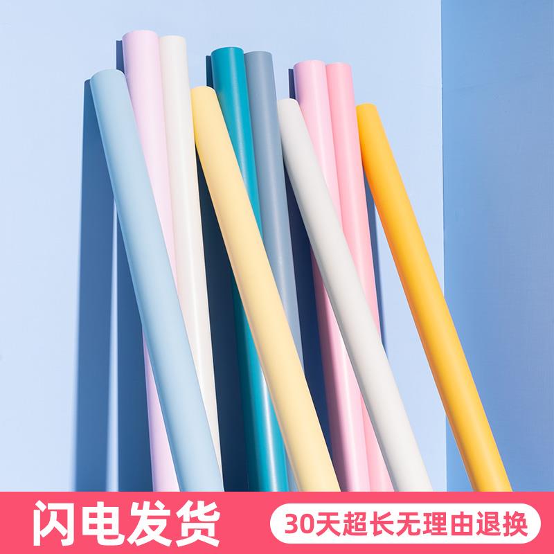 5米纯色墙纸自粘客厅卧室温馨墙面翻新改造墙壁纸防水防潮衣柜门