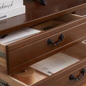 实木电视柜现代简约户985型客茶几组合欧式 地小电 厅柜经济新中式