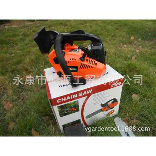厂家直供轻便型 家用25cc汽油锯2500汽油锯伐木锯 12寸导板链条