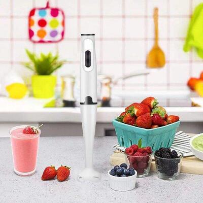 Immersion Blender 300-Watt Turbo Stick Hand Blender,