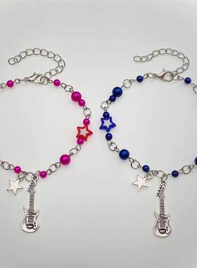 Spicy girl punk hollowed bracelet couple best friend bangle