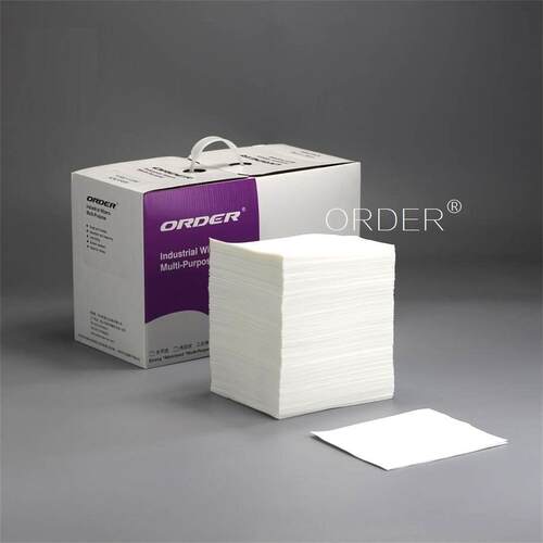ORDER 厂家供应白色抽取式30cmx35cm工业无尘擦拭布 无尘擦拭纸