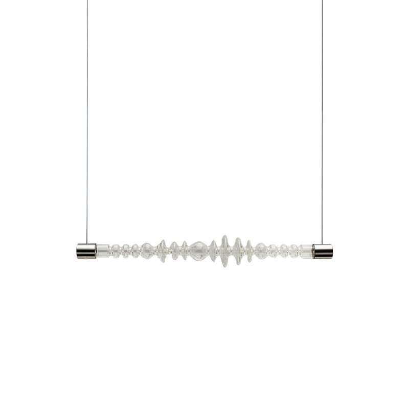 后现代极简餐厅灯北欧设计师款书房吧台艺术长条玻璃办公展厅吊灯