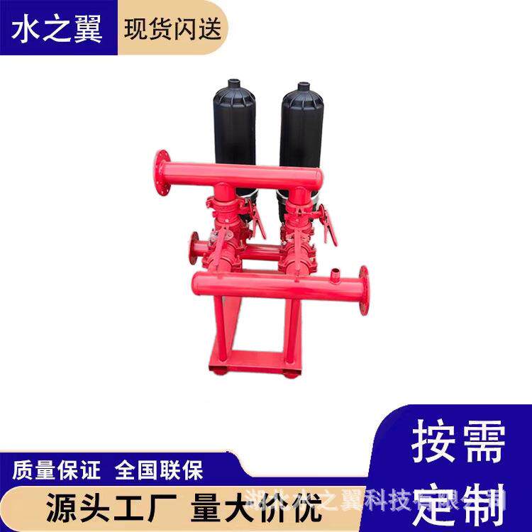 农业灌溉半自动手动清洗微喷灌滴灌大棚组合叠片过滤器2组3寸盘式