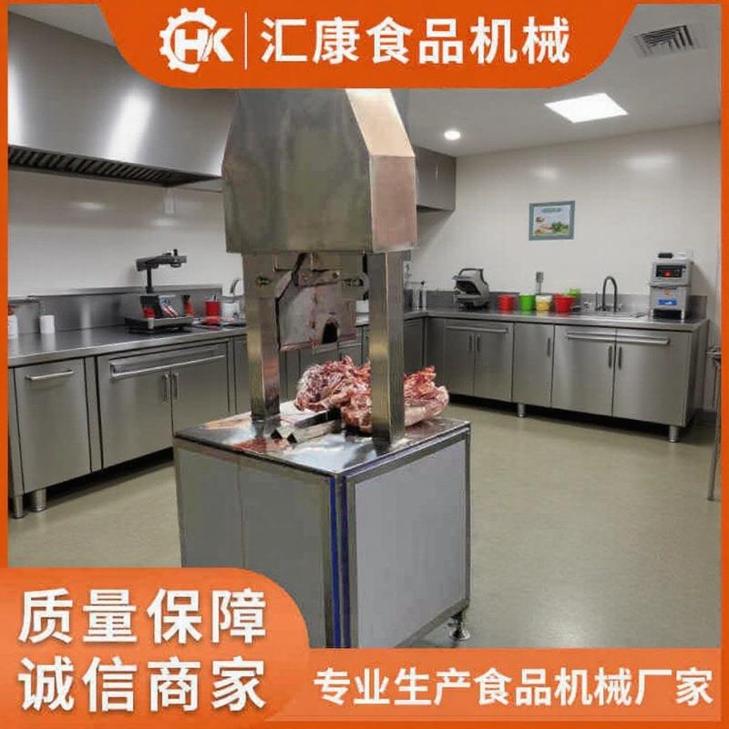 液压羊头流脑劈半机 脚踏式驴头砍割机器 汇康机械设备价格优惠