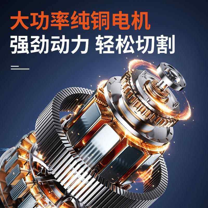 12国林锂电FNO电锯木工专用手持充电家用电寸链锯电动锯木头园专