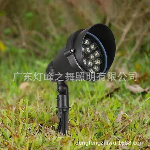 led照树灯户外射灯地插灯草坪室外防水插地灯花园景观灯插泥灯