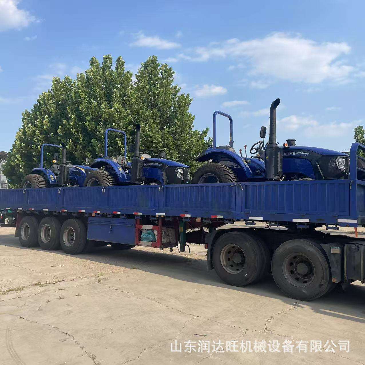 四驱四轮704马力拖拉机 补后型号齐全雷沃欧豹70型耕地犁田拖拉机