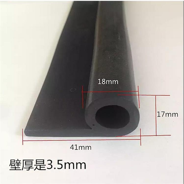 耐高防温硅胶9字烤密封条 箱柜门P型条 蒸硅胶p型箱人防机械撞橡