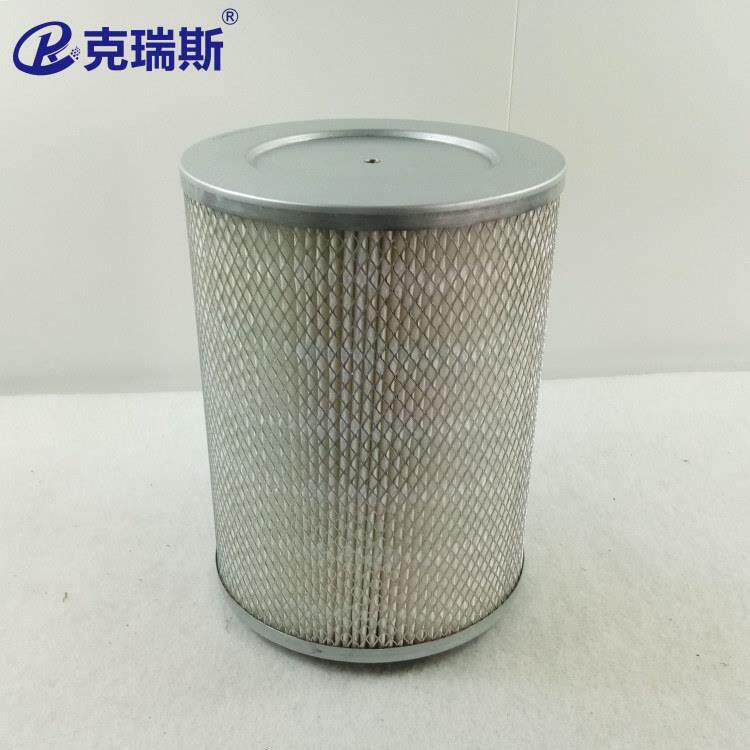 克瑞斯过滤 顶装脉冲褶皱滤筒工业吸尘器螺杆除尘滤筒