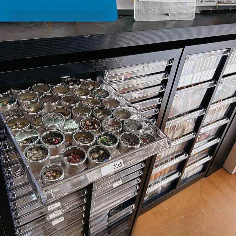 柜文件屉柜美甲收纳UUJ甲油胶抽式储物柜烘焙资磨具料柜财务票据