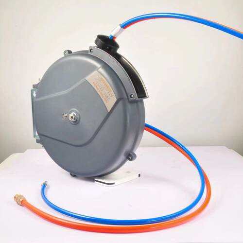 水汽双管泡沫鼓自动伸缩卷管器气动工具水气混合洗车鼓设备气鼓