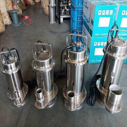 QDX不锈钢潜水泵耐腐蚀高扬程排污泵220V抽水机家用小型清水泵