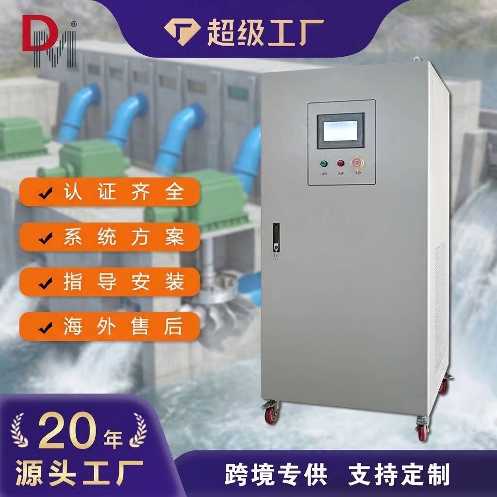 水电站配套永磁发电机智能并网变流大功率可调