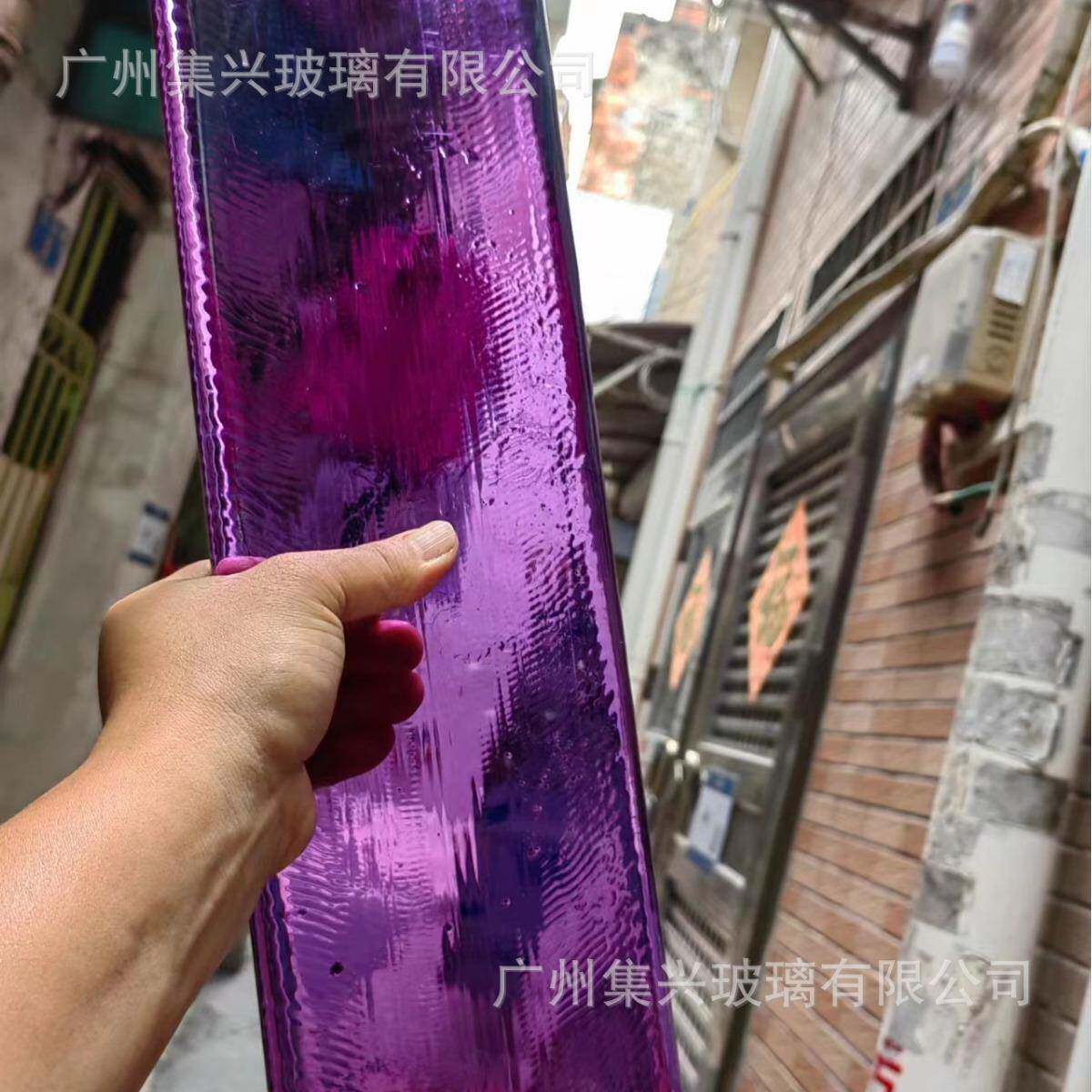 玫红玻璃宝石材料原石水晶