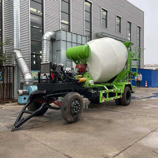 出口牵引式 移动式 拌合机 水泥砂浆自走式 柴油搅拌机 混凝土搅拌罐