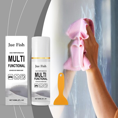JUE FISH Multi-Purpose Adhesive Cleaner - Gentle and Effecti