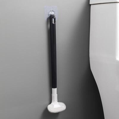 2025 New Model Silicone Toilet Brush - No Dead Angle Cleanin