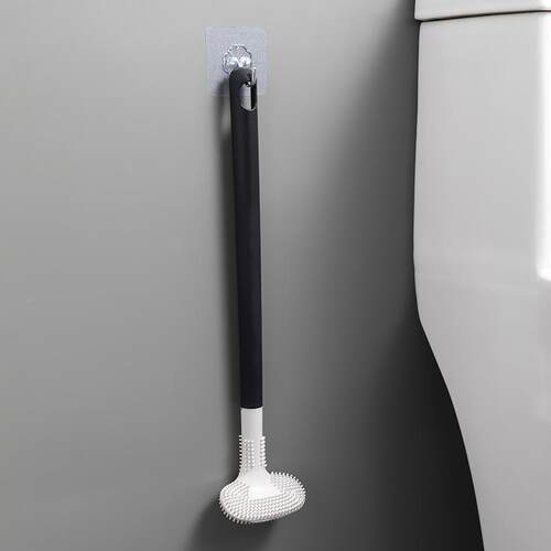 2025 New Model Silicone Toilet Brush - No Dead Angle Cleanin
