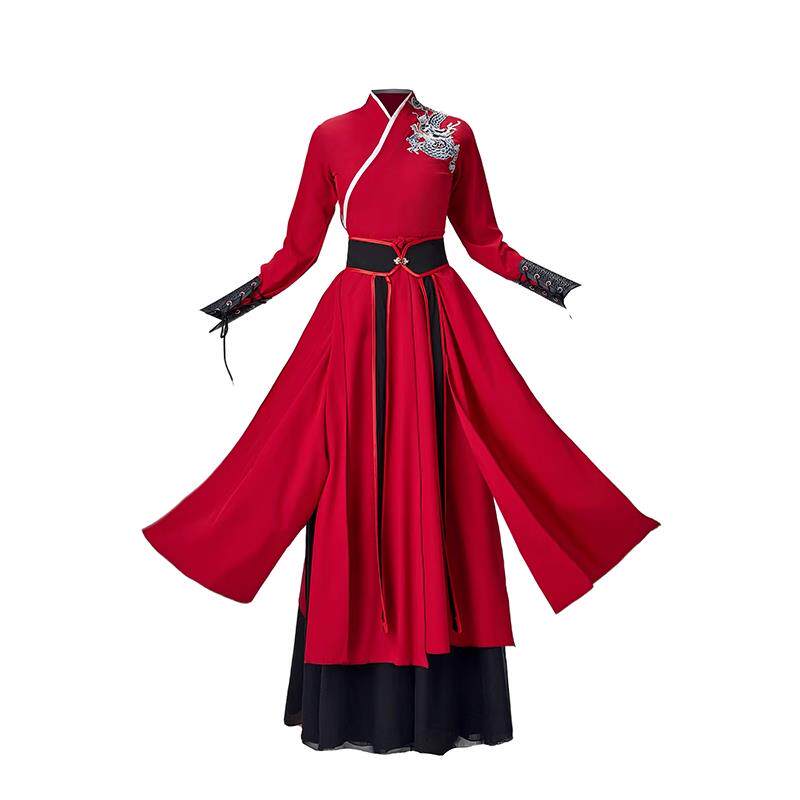 正品雪龙吟舞演出夫服女侠客风夏辉骁木花兰功扇艺考蹈太极剑打鼓