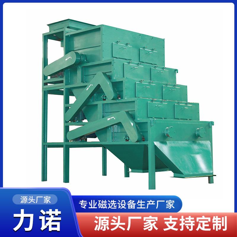 高场强辊式磁选机赤铁矿褐铁矿弱磁性矿选除铁设备干法预选磁选机