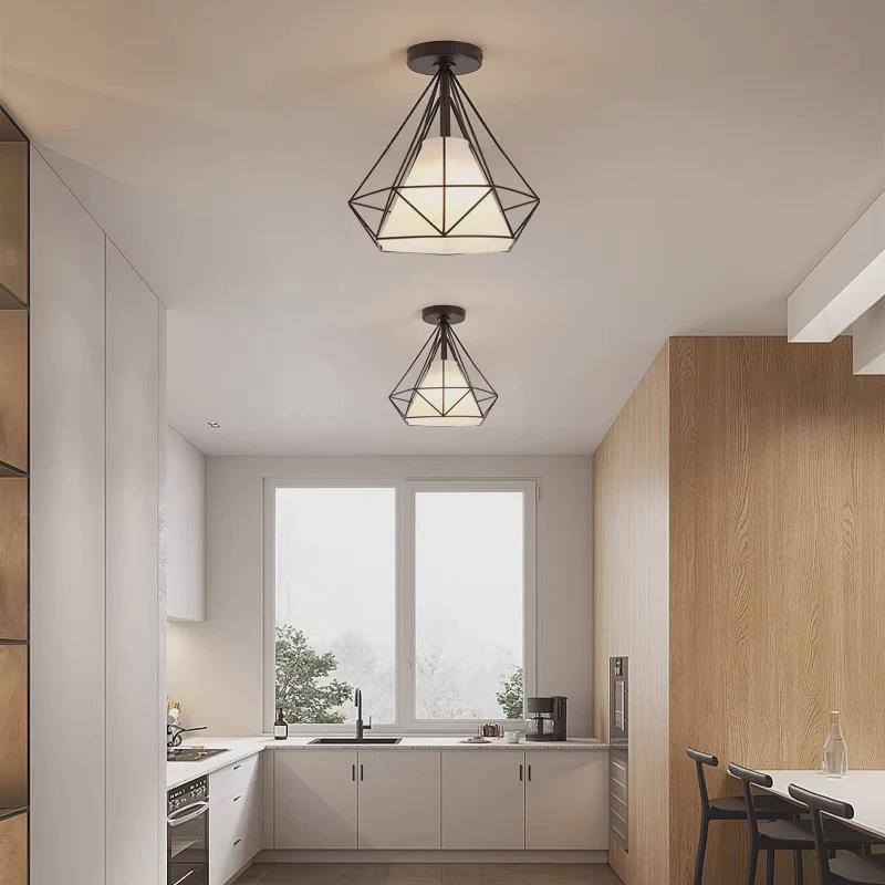 水晶过道灯 现代简约走廊灯玄关灯阳台灯led吸顶灯入衣帽间灯户灯