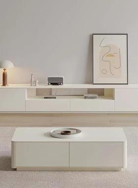 现代AL102741简落款约小视户型极简奶油风圆角地家用储物轻奢悬空