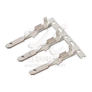 国产现货DJ611A 0.8A国产汽车连接器接插件连绕端子插针 2.8