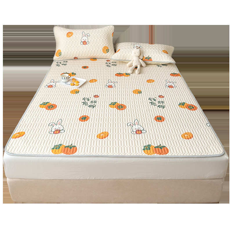 家用凉席床单包席梦思床罩全宿舍冰学生丝床双人三件套夏季笠单件