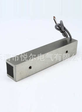 yr f200电磁铁吸力-dc12v24v230kg35长方形吸盘式/40电磁铁直流/