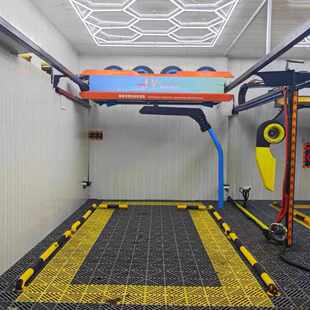 全自动无接触洗车机设备商用洗车店加油站无人值守360°洗车机厂