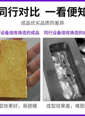 手摇分体式倾倒熔BF-GF-50金机 中铜频感属应炼炉 金银贵金熔炼专