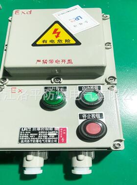 防爆磁力启动器电磁水泵按钮箱220V380V风机电机开关箱1.5KW5.5KW