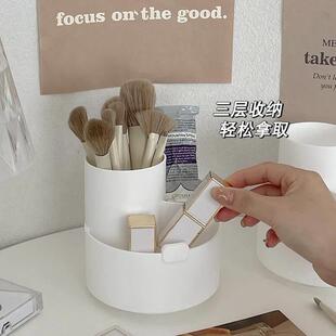 storage organizer box acrylic rotation make cosmetics