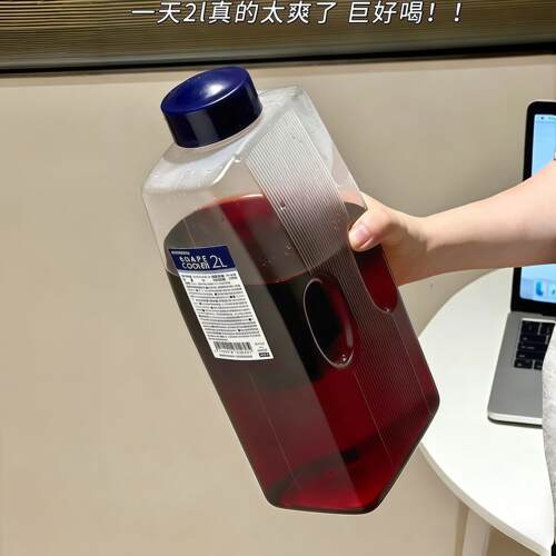 新款狂灌2L水家用冷泡杯大容量冷水壶冰箱食品级杯子耐高温冷水杯