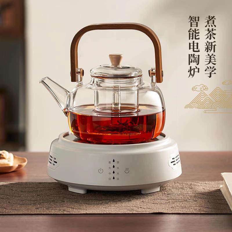 黑晶炉泡茶炉煮茶器小型烧水玻璃壶泡泡茶炉迷你黑晶炉家用静音电