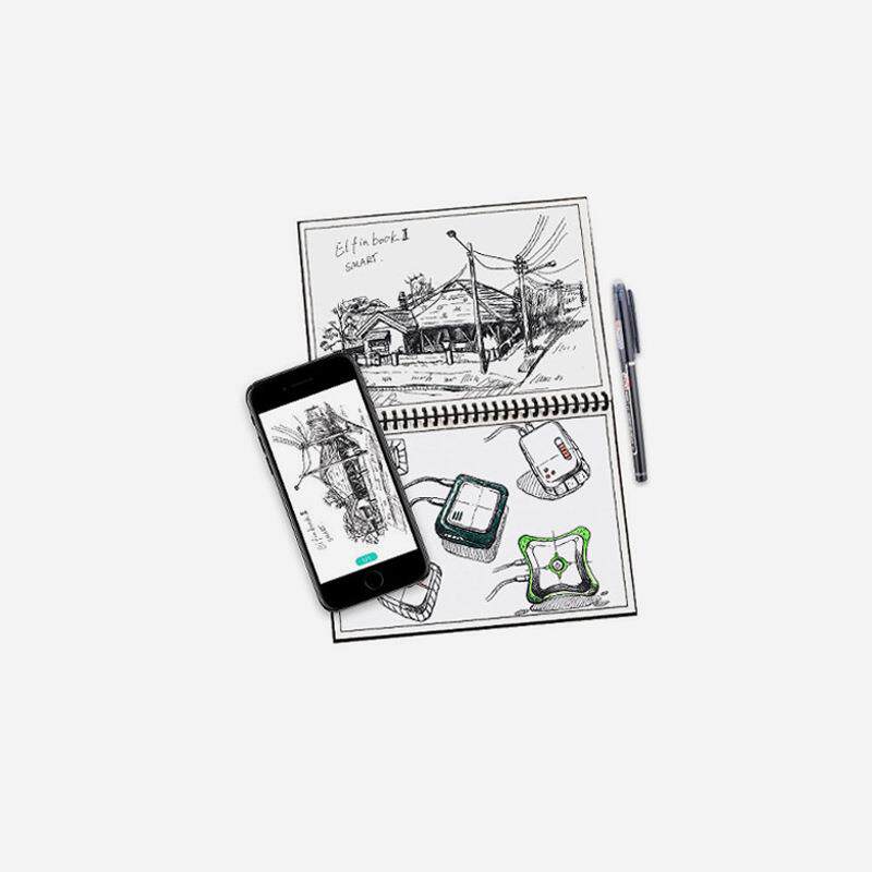Elfinbook2.0二代智能App文字识别云端存储备份笔记本可重复书写