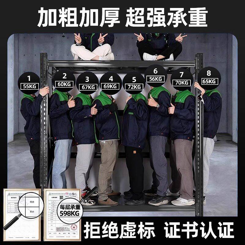 80cm加宽重型模储具货架承工HDQ厂仓库1工业仓超强重货吨架五金架