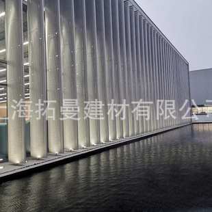 百叶电动户外遮阳装 厂家直销铝合金梭型翻版 饰立顶面梭型百叶窗
