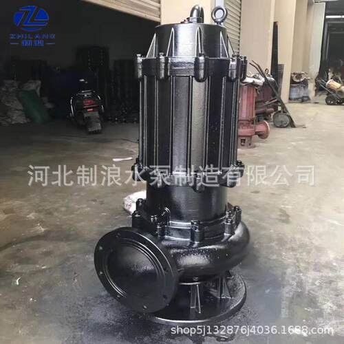 WQ排污泵污水泵 无堵塞潜水排污泵 100WQ130-30-22 切割排污泵